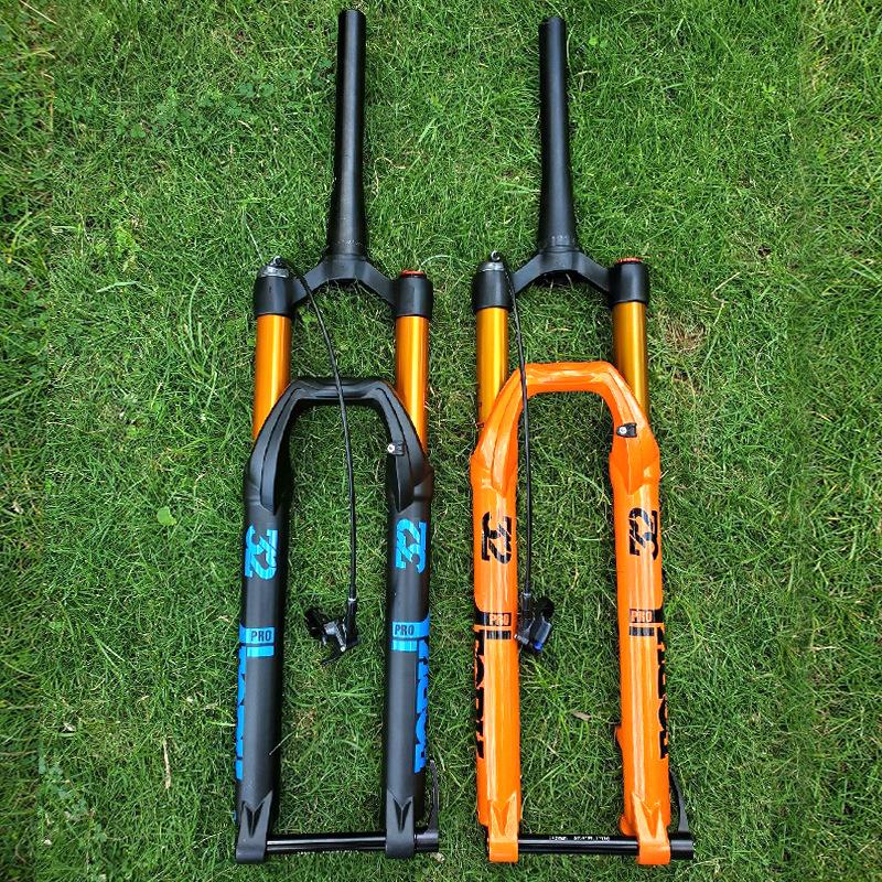 山地自行车桶轴前叉27.529寸镁合金阻尼锁死椎管气叉