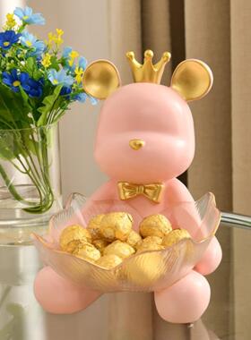 斯堪的纳维亚无障碍豪华暴力熊饰品创意家居客厅装饰入口钥匙存储