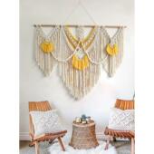 Feng民宿墙壁装 饰客厅背景墙创意挂件波西米亚房间卧室床头挂