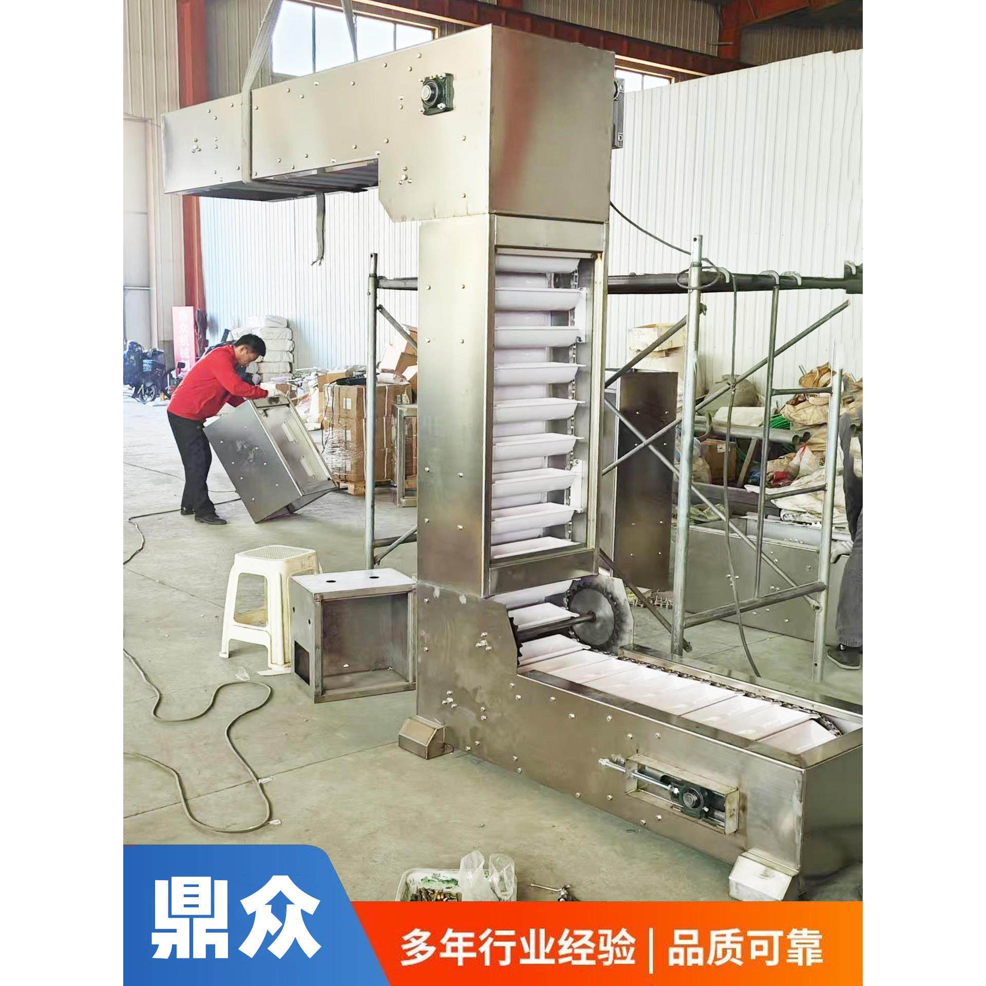 斗式提升机粮食颗粒垂直输送机水泥沙子输送机自动Z型斗式上料机