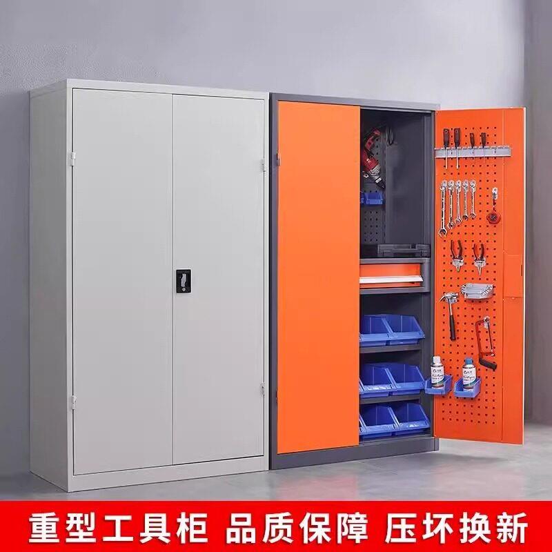 长春重型双开门工具柜车间用工厂收纳柜工具箱修车储物柜铁皮柜子