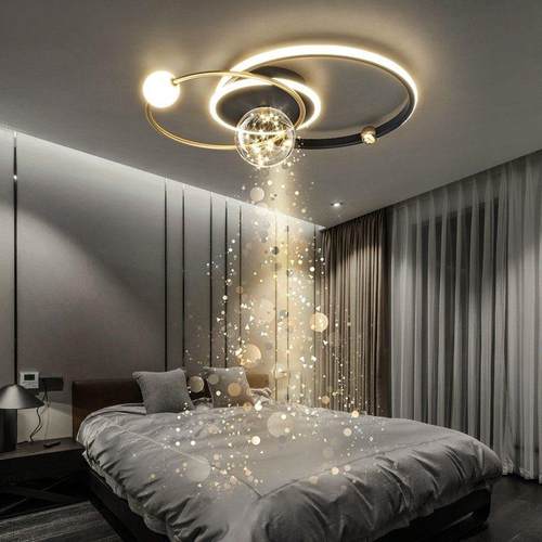 卧室灯2025年新款主卧现代简约创意满天星灯具温馨浪漫房间吸顶灯