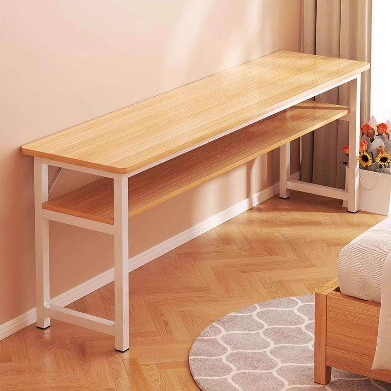 书桌学生学习双人家用桌子长方形简易出租屋电脑桌窄靠墙长条桌,住宅家具,电脑桌,淘宝优惠券,粉丝福利购,淘宝优惠卷