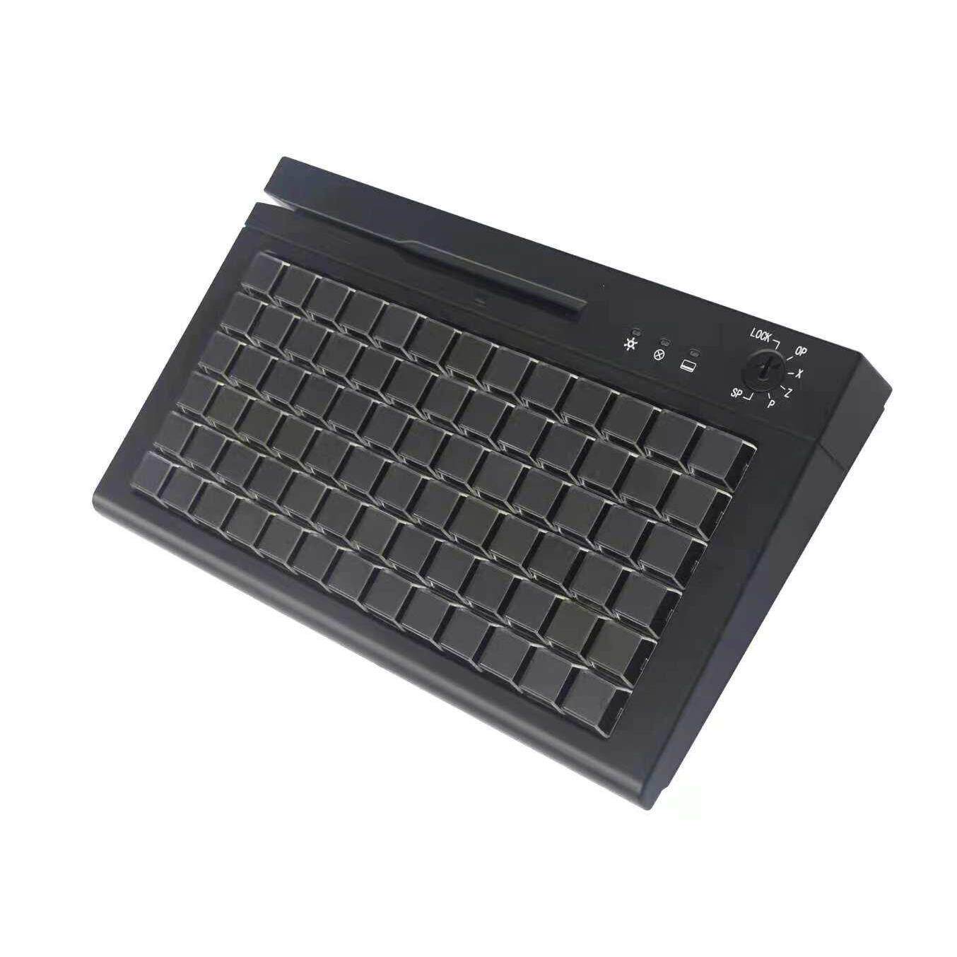 GSAN吉成KB-78可程式化POS专用键盘 带刷卡器USB介面