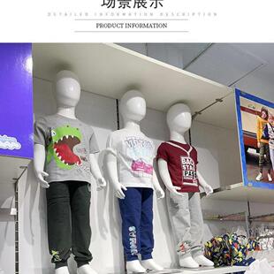 儿童模特道具全身小人台假人模型人偶衣架橱窗童装店衣服展示架子