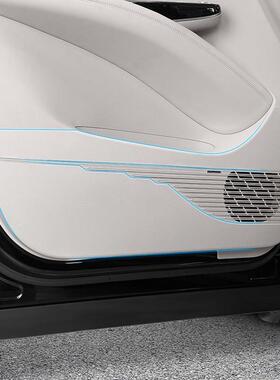 腾势D9车门防踢垫DENZA内饰改装防刮防脏汽车防护垫门槛装饰配件