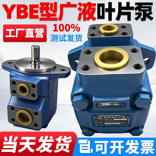 广液液压叶片泵YBE-80/100/125/160/200液压帮浦总成配件小型液压