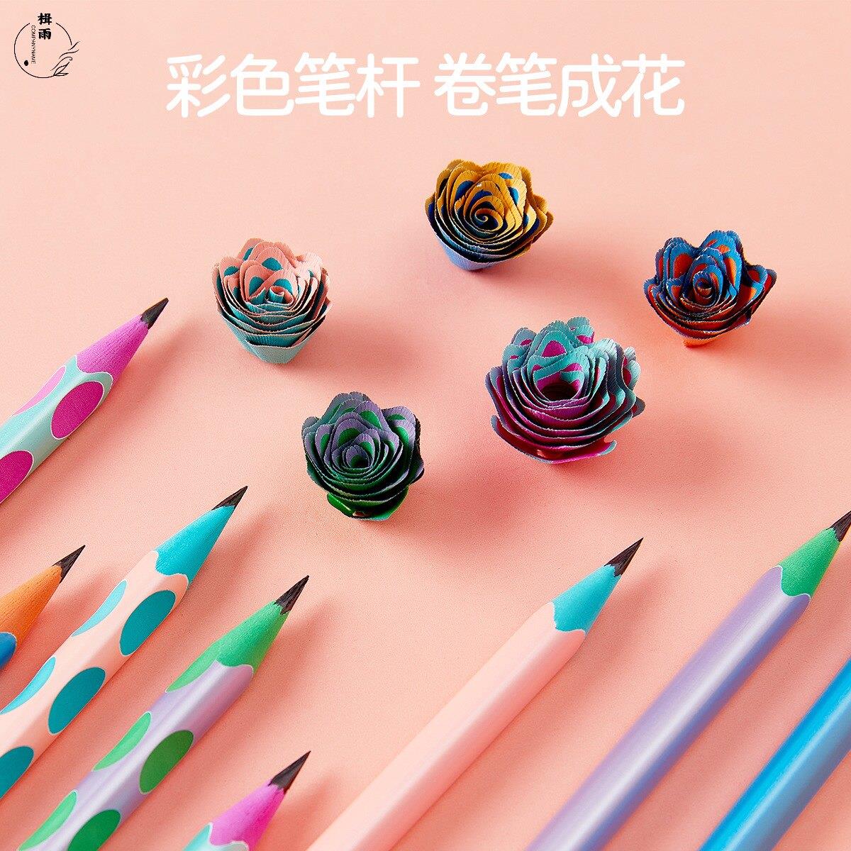 小学生无毒洞洞彩色铅笔一年级幼儿园粗杆专用加粗环保洞洞笔大三