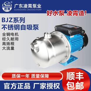 广东凌霄BJZ系列射流器不锈钢自吸泵循环水帮浦家用增压泵车床尿
