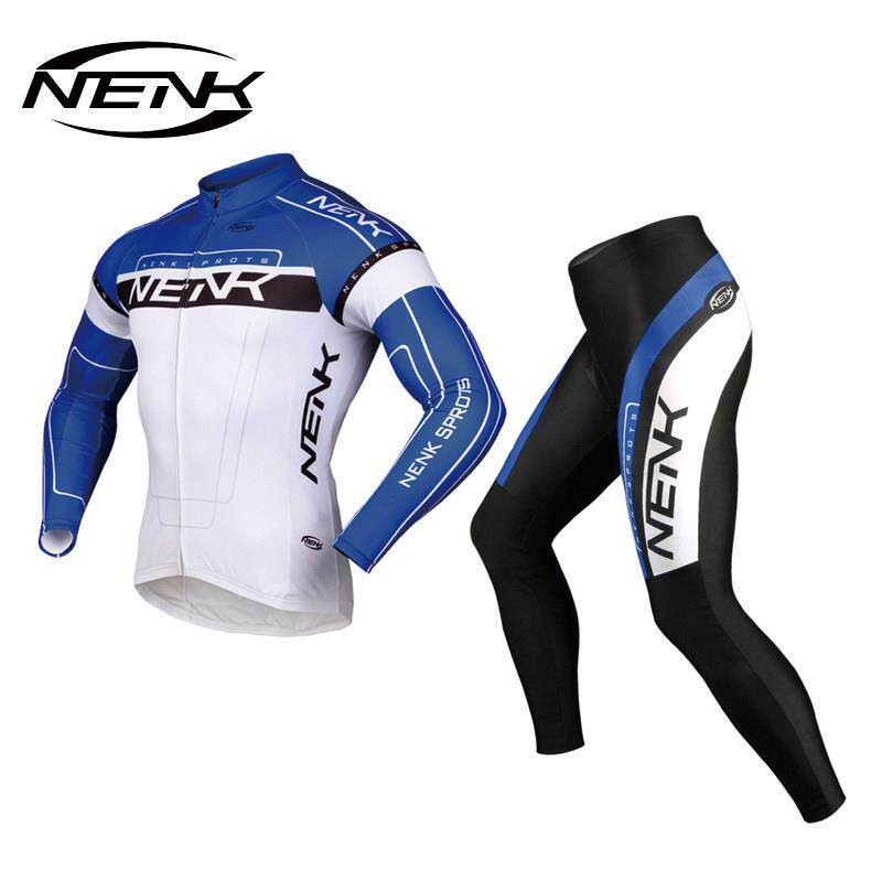 NENK单车秋季骑行服套装长裤配件长袖男女自行车服装春夏登山车