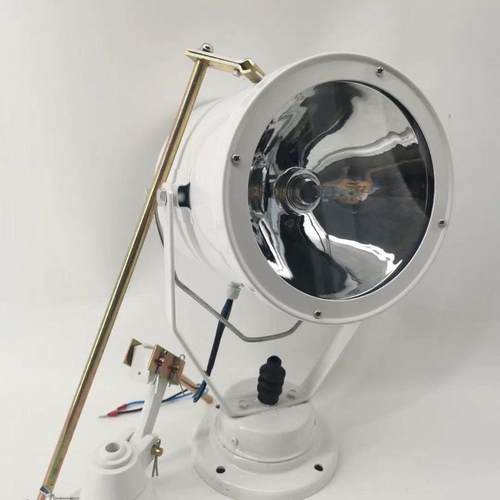 船用不锈钢氙气探照灯12V/24V/220V150W强光收索灯远程射灯