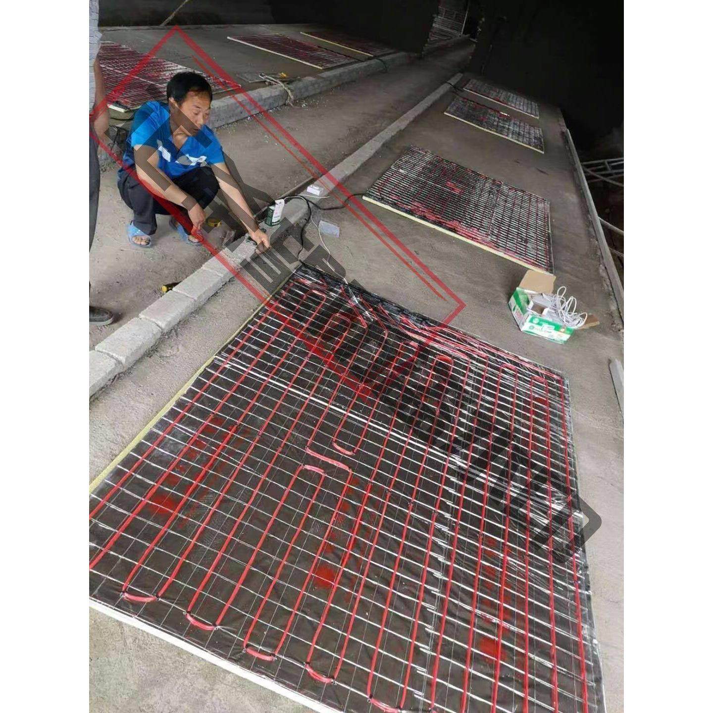 定制新型猪用电地暖石墨烯电地暖养殖场用小猪地暖猪电热板免维护