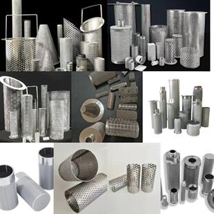 定制304不锈钢圆柱过滤筒水泵工业管过滤筒过滤元件