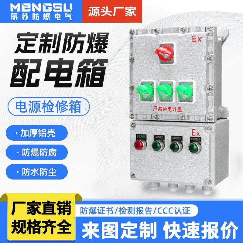 防爆配电箱电源检修箱专业定制不锈钢防爆箱防爆温控箱开关定制箱