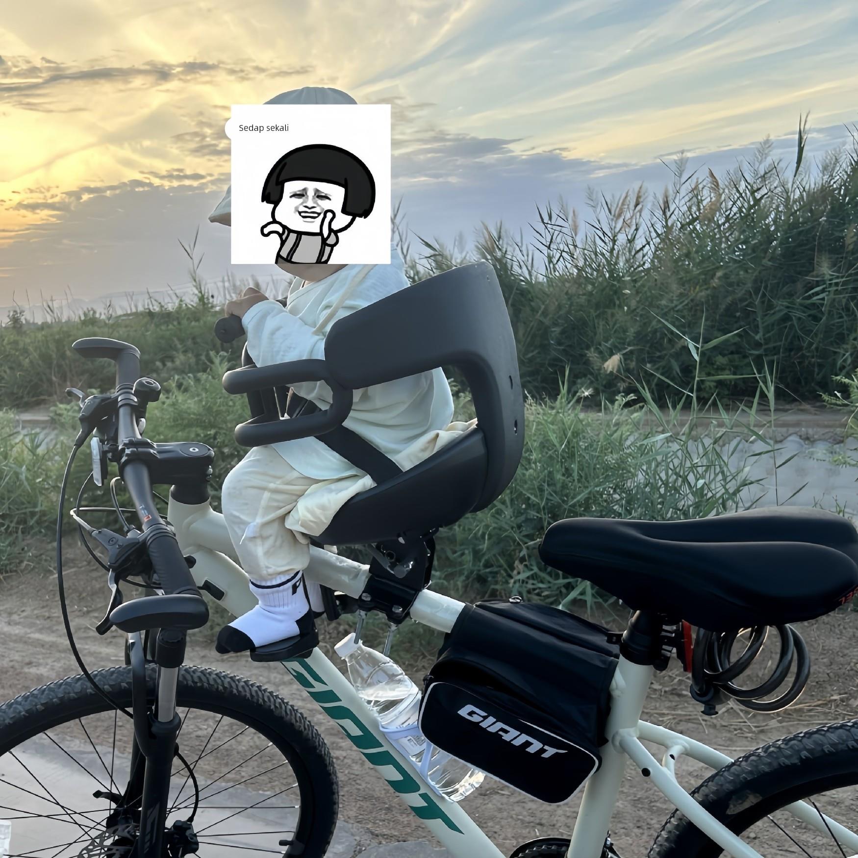 山地车前置儿童座椅变速车公路车折叠自行车单车宝宝安全小孩车凳