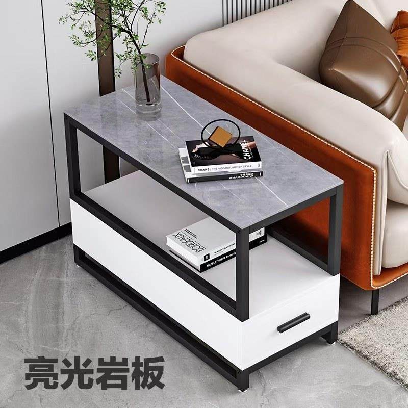 意式岩板沙发边几轻奢边柜简约现代客厅角几小茶几床头侧边柜边桌,住宅家具,角几/边几,淘宝优惠券,粉丝福利购,淘宝优惠卷