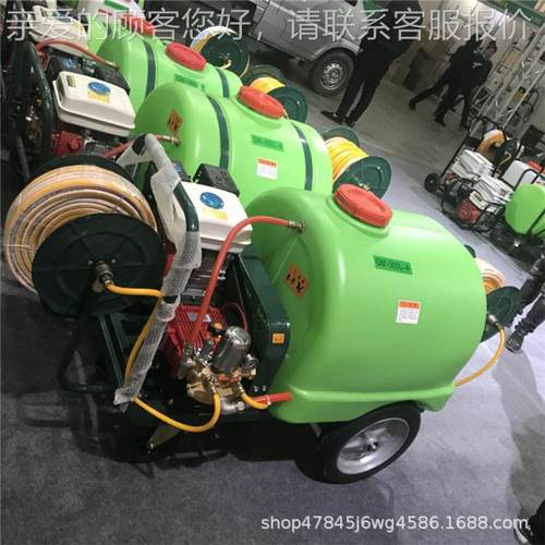 手推式四轮打药车 喷CT-890农用雾推车式高压雾机 农果园山区用喷