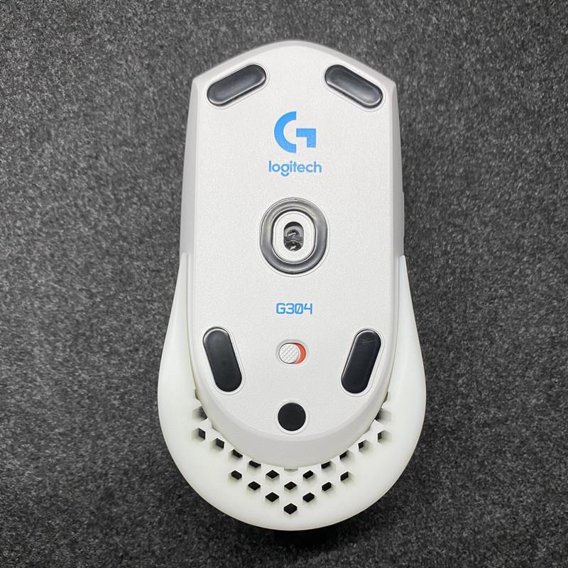 适用g304无线鼠标加长外壳大手改装上壳罗技外盖后盖换壳配件替换