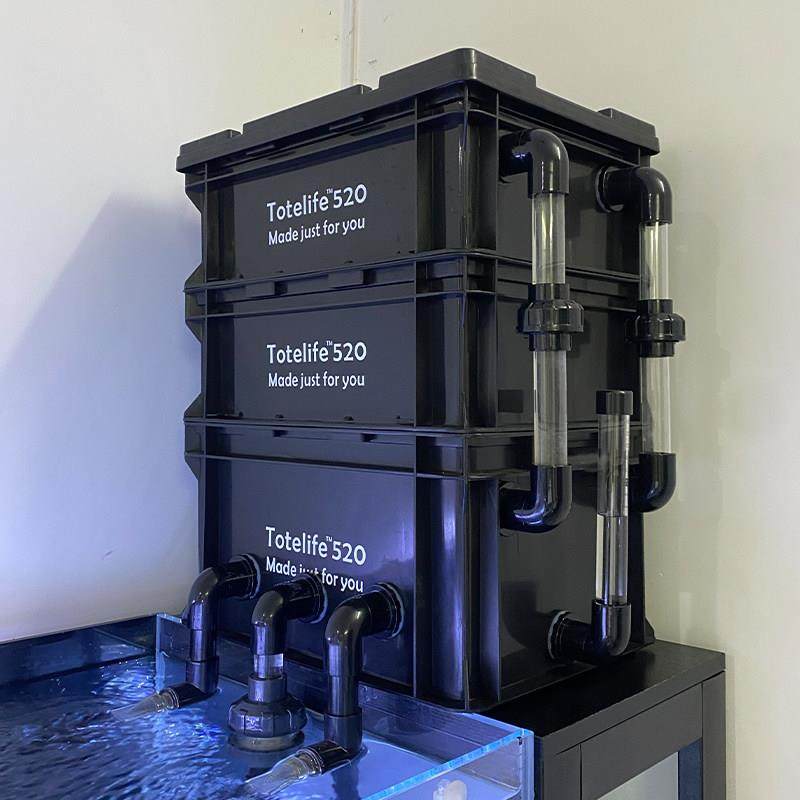 定制黑武士工业风周转箱过滤内置水泵全套鱼缸过滤器三层循环系统,宠物/宠物食品及用品,过滤设备,淘宝优惠券,粉丝福利购,淘宝优惠卷