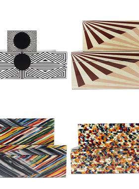 简约现代木质烤漆首饰盒样板房卧室样品屋展示中心衣帽间家居收纳