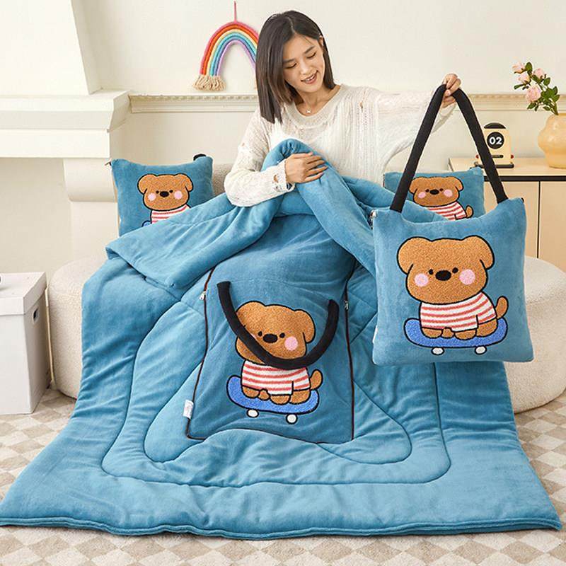 多功能抱枕被子两用办公室午睡枕头毯子二合一折叠汽车载靠垫加厚,居家布艺,抱枕被,淘宝优惠券,粉丝福利购,淘宝优惠卷