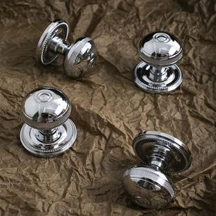 不止indoors法式复古银色柜门把手衣柜门鞋柜抽屉家具黄铜小拉手