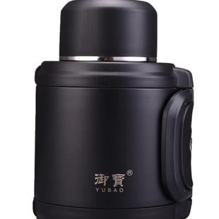 墩墩壶304不锈钢保温壶大容量男车载泡茶水壶家用水瓶 户外矮粗款