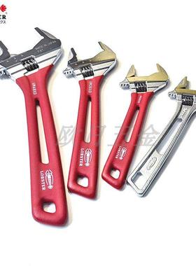 日本虾牌LOBSTER防滑柄大开口轻薄活动扳手 24XG UM-30 36 49XD