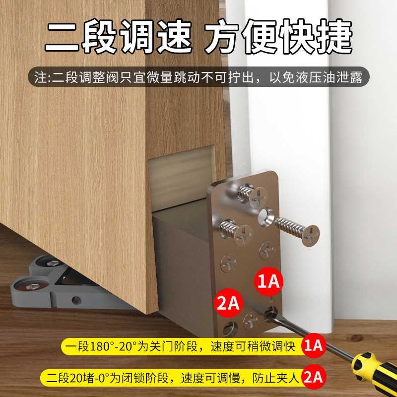 速发合页暗门隐藏门木门暗暗装暗藏天地轴带缓冲上下旋转可调铰链