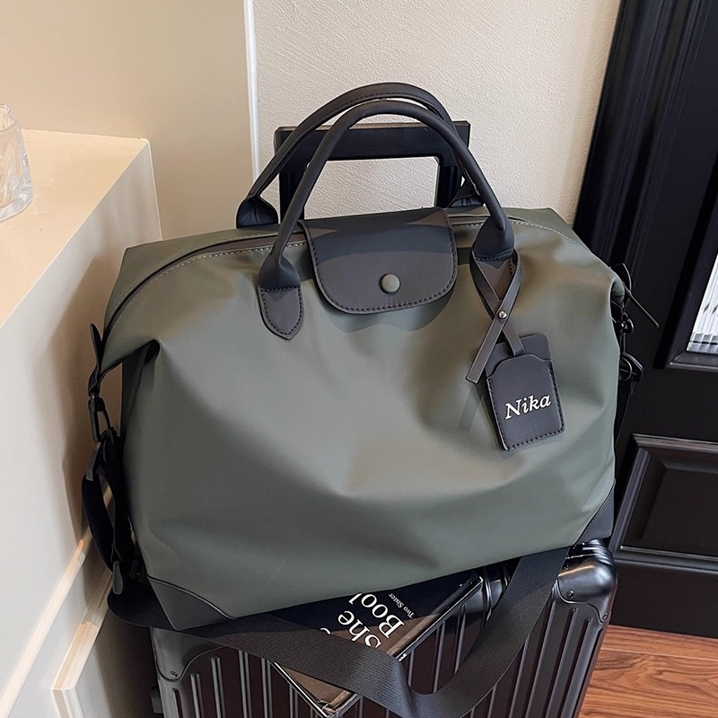 日本短途旅行包女士出差大容量亲便单肩包手提包男士运动健身包