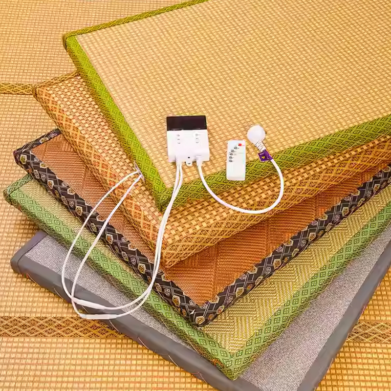榻榻米垫加热日式炕垫石墨烯黄麻椰棕床垫定制电加热榻榻米地台垫