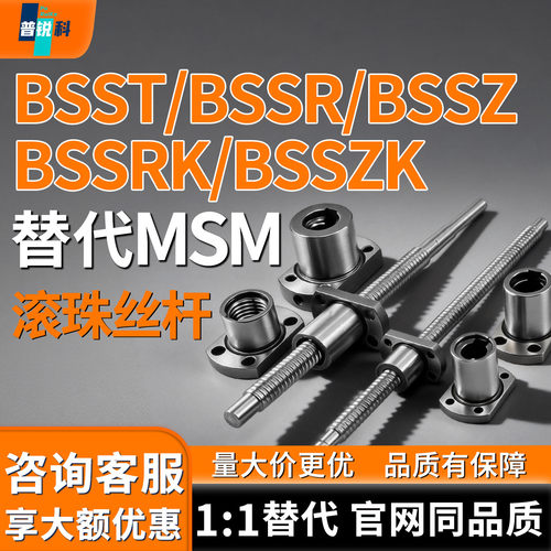 滚珠丝杆BSST BSSR BSSZ BSSRK BSSZK2005 2010 2020-200 500 800