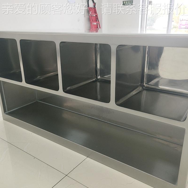 304不锈钢换鞋凳门-定 带鞋 无门带单面柜双面隔断透气通格风鞋柜