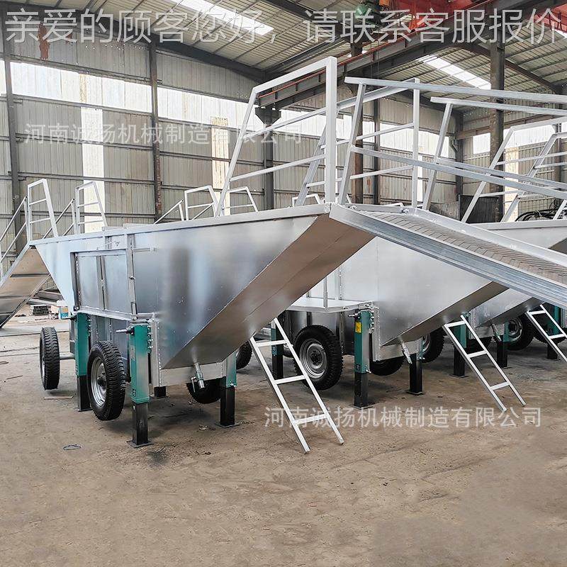 诚纯电版升降羊吊笼洗机绿色牧场扬洗牛机活防MIJ病害羊药浴洗羊