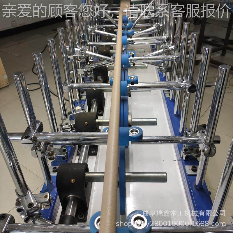 木工线齐全条包覆机、门套R线包覆机、热熔P胶U包覆机环自动循上