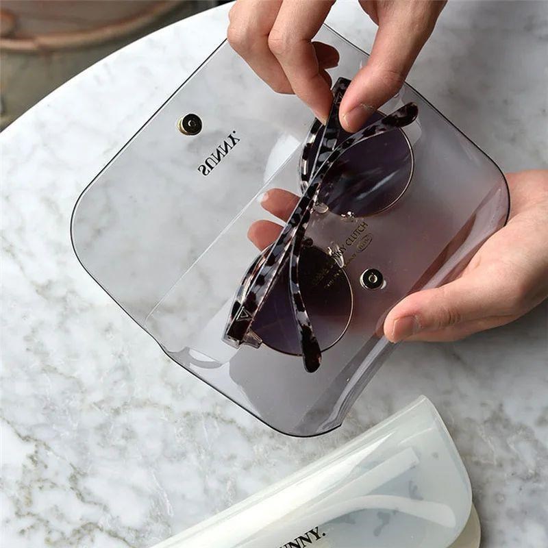 Transparent Lasero Sun Glasses Soft Case Glass Spectacle Cos