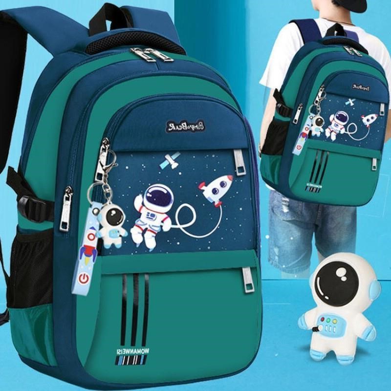 Children School Bagqs Boys School Backpack Spaceman Waterpro