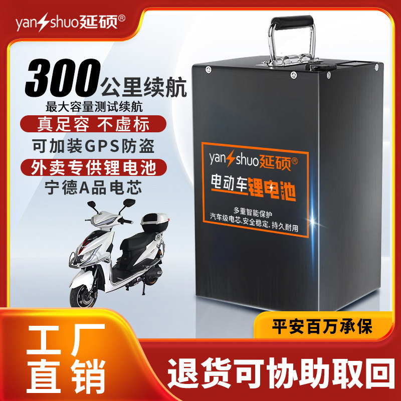 60V磷酸铁锂/三元电动车电池