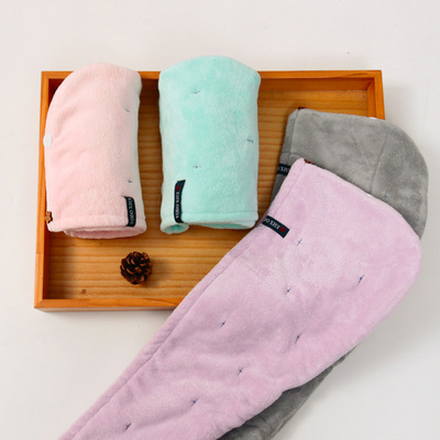 双层加厚吸水柔软干发帽女干发巾浴帽擦头发巾儿童快干毛巾浴帽