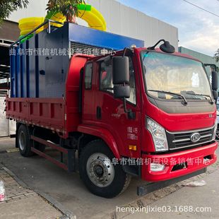 陕西电厂拉粉煤灰车载式 电厂大包出灰气力抽灰车 负压吸尘车zcjb