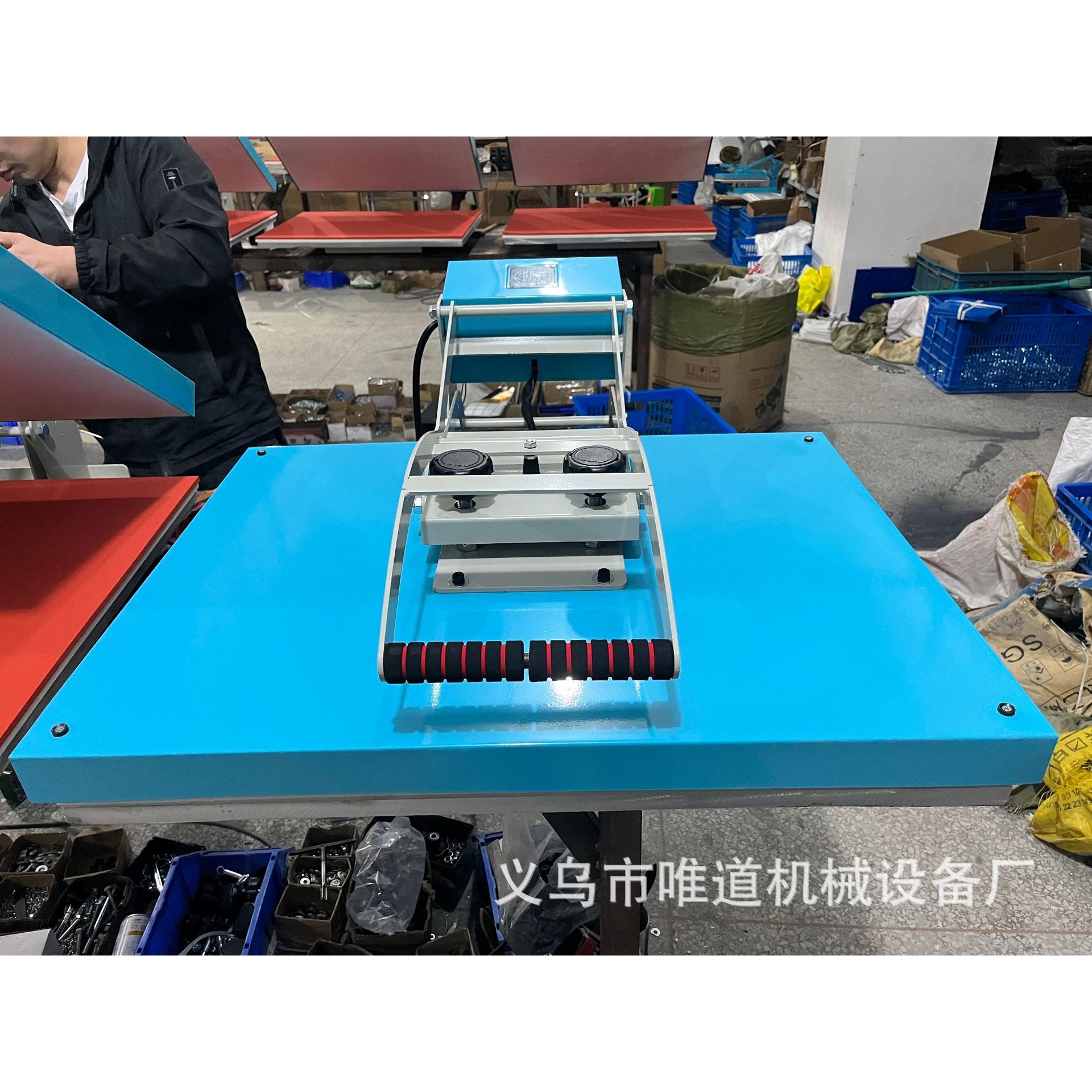 T恤印花机热转印烫画机器数码印花机60*80高压平板烫画机烫钻锦旗