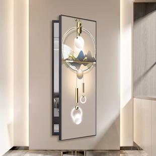 现代轻奢隐形全身镜装饰画暗隐藏式遮挡穿衣镜壁画翻开门式镜子画