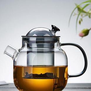 美斯尼玻璃茶壶家用沏茶单壶耐高温煮茶壶茶水分离泡茶器茶具套装