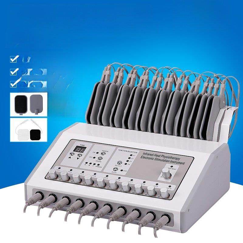 美容院加热微电流经络贴片穴位减肥仪疏通经络产后腹直肌胸部按摩