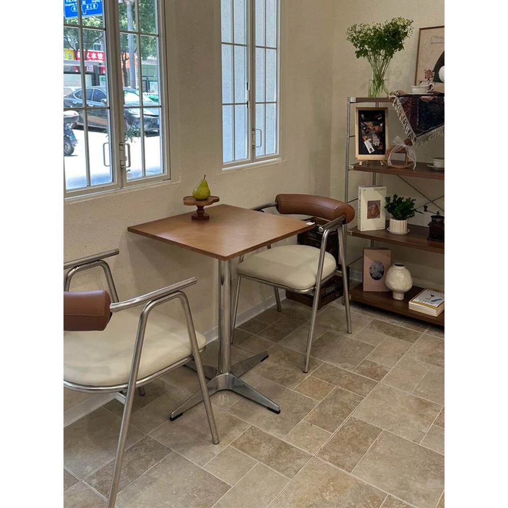 工业风咖啡厅桌椅组合奶茶店甜品店西餐厅桌子餐饮商用烘培店椅子