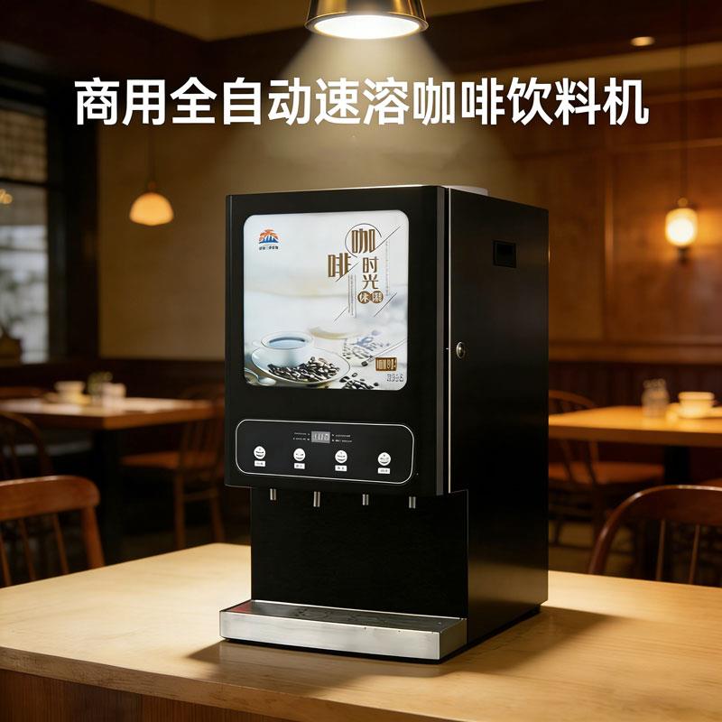 商用饮料机全自动冷热多功能自助热饮机速溶咖啡机奶茶果汁一体机