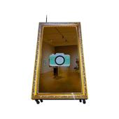 磨镜拍照亭镜子拍照设备镜照片亭带打印机和照相机