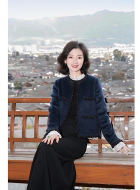 西子/【星辰礼序】贝贝苏力羊驼毛重工手带小香风外套/WTBH751
