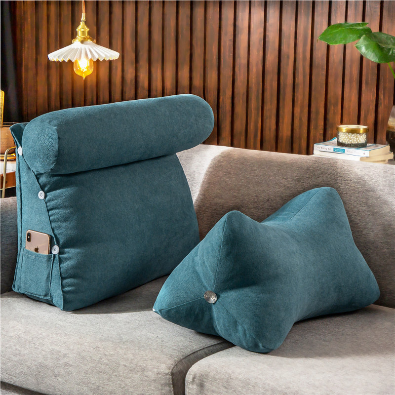 床头靠垫软包床上靠枕靠腰护腰枕沙发靠背枕飘窗大靠垫脚抬腿枕