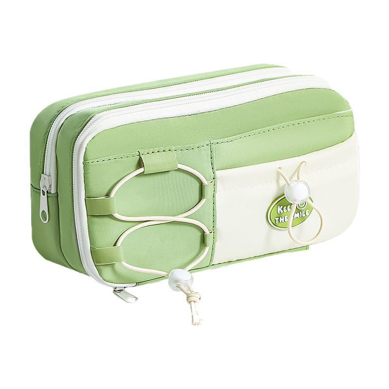 笔袋用心造物海盐奶蓝大容量女孩女童文具包袋高颜值初高中学生